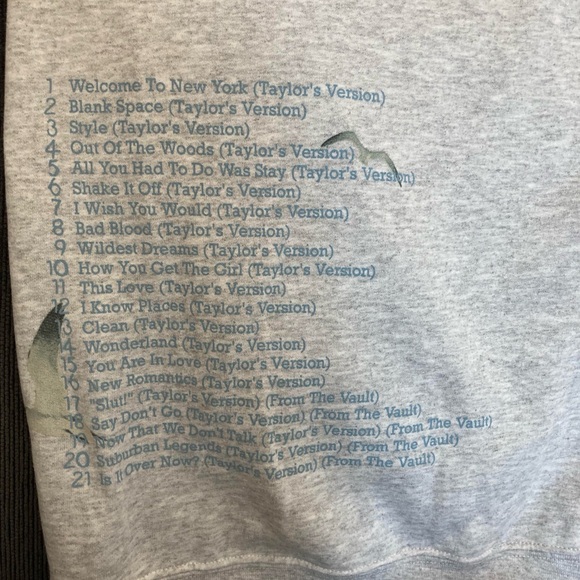 Taylor Swift 1989 Spotify Fans Exclusive Crewneck - Picture 2 of 4